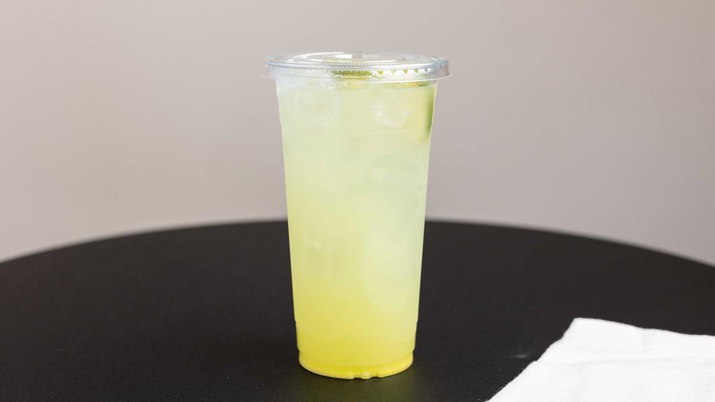 Empowered Lemon · Lemon Green Tea, Natural Aloe, Lemon Energy Supplement with vitamin C. Lime. 30 Calories. 20 oz