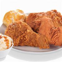 Catering Box Lunch 3Pc Mix Chicken · Box Lunch includes small side & biscuit