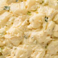 Potato Salad Bowl · Ball-park style mustard, contrasting red bell peppers, and dill pickles give this diced pota...