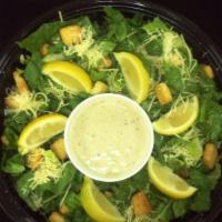 Caesar Salad Bowl · Includes dressing on the side. Serves 15