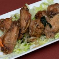 Viet Style Wings / Cánh Gà Chiên Nước Mắm (6) (Gf) · Deep fried chicken wings tossed in special house sauce.