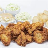 18 Pc Country Meal · 18 pieces of our famous chicken served with 2 large sides of mashed potatoes, 2 large sides ...