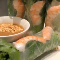 Fresh Salad Rolls · Vermicelli noodles, carrots, bean sprouts, lettuce and basil wrapped in rice paper, served w...