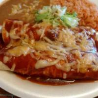 2 Enchiladas · Chicken, shredded beef or cheese / pollo, carne o queso.