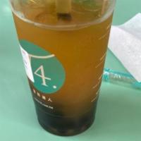 Honey Peach Royal Tea  · Top Sellers / 明星商品,  Cold Only / 冰飲限定.