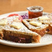 French Toast · Your choice of bread: sourdough or cinnamon swirl.