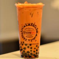 Thai Pearl Milk Tea · Thai tea shaken with a 95% non-dairy creamer. Comes with pearls and cannot be made in to an ...