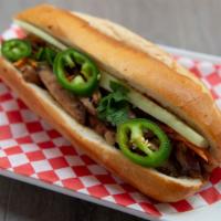 Charbroiled Grilled Chicken Banh Mi · 
