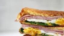 Breakfast Ham And Cheese · Diced ham, scrambled eggs, crispy French fries, jack and cheddar cheese, and our homemade co...