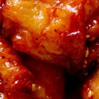 Honey Garlic Chicken Rice · fried chicken tossed in rich chili honey garlic sauce. Another version of General Tso Chicke...