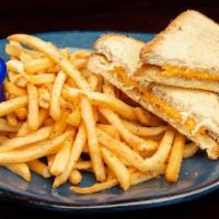 Kid'S Grilled Cheese · Buttered Texas Toast, Melted Cheese