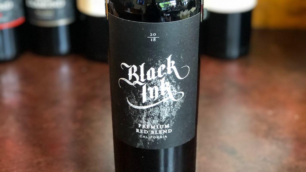 Black Ink · (Full bodied, cherry, spicy)