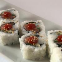 Spicy Salmon Roll · Spicy salmon, cucumber.