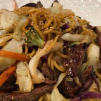 Beef Yakisoba  (Only Until 3Pm) · Stir fried yakisoba noodles w/ beef and assortment of vegetables
