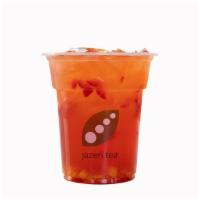 25Oz Green Tea · Green + strawberry, mango & pineapple fruit bits