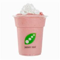 25Oz Strawberry Fusion · Blended fresh strawberry & banana smoothie