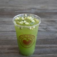 Cucumber Chia Limeade · fresh cucumber, lime, chia seeds