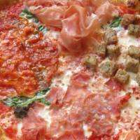 The Butcher · Quadrants of Prosciutto di Parma DOP, Sweet Italian Sausage, Prosciutto Cotto (Italian Ham),...