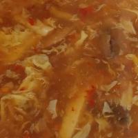 Hot & Sour Soup · Spicy. No meat.