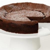 Flourless Chocolate Cake - 9 Inch · A luxurious and gluten-free treat, Lady M's Flourless Chocolate Cake features a sunken top l...
