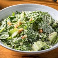 Caesar Salad · Romaine, croutons, Parmesan and Caesar dressing.