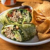 Sesame Soy Wrap · Mixed greens, almonds, bean sprouts, red peppers, carrot threads, mandarin oranges, red cabb...