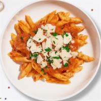 Vodka Valkyrie (Penne) · Creamy tomato and white sauce blend cooked with Penne.