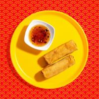 Egg Rolls (3) · Golden flakey egg rolls with your choice of filling.