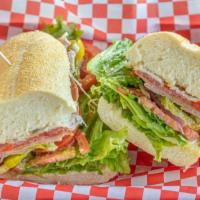 Spicy Italian Melt · Italian cold cuts selection, Pepper Jack, jalapeños, peppercinis, tomato, pickles, onions, s...