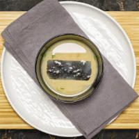 Miso Soup · Miso soup with tofu and seaweed! Delicious!