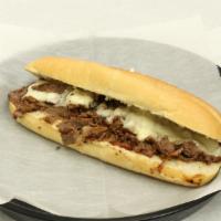 Steakhouse Sirloin · Onions, white American cheese, bacon, and steak house.