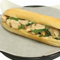 Grandest Chicken (Small) · Cal. 546. Grilled chicken with sautéed onions, mushrooms, green peppers and melted provolone.