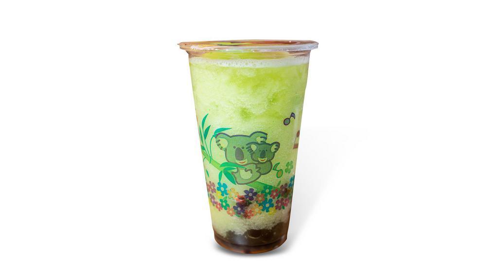 Honeydew · Honey dew milk tea served with black tapioca pearls sweetened with agave nectar over ice.