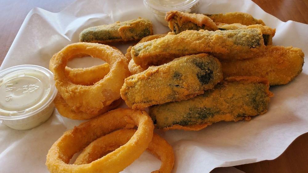 Onion Rings · It comes with 2 sides of ranch.