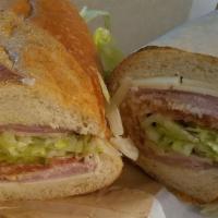 Starboard · Premium Carvery Turkey, Genoa salami, provolone cheese, lettuce, tomato, onion, pickles, pep...