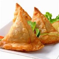 Beef  Samosa · Minced Beef  Stuffed inside the pastry then deep fried.