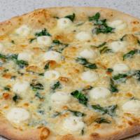 White Spinach Pizza (14