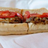 Philly  · Provolone, American Cheese, Grilled Onions, Tomatoes & Mayo. Add Mushrooms for an additional...