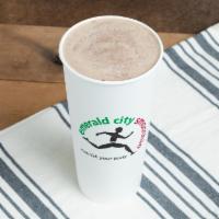 Peppermint Mocha · Peppermint, Nonfat Milk, Mocha, Chocolate, Almond Milk and Whey Protein.