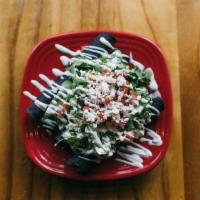 Rolled Tacos · 4 taquitos topped with guacamole, lettuce, queso fresco, salsa Fresca, and crema Mexicana. M...