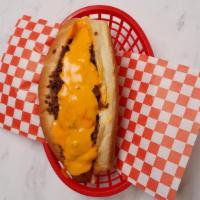 Chicago Style Cheesesteak  · Seasoned beef rib steak with a 1/4 lb smoked german sausage and cheddar cheese sauce on a so...
