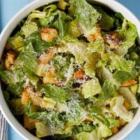 Caesar Salad · Fresh cut romaine lettuce, Caesar dressing, croutons and parmesan cheese. Made-to-order.