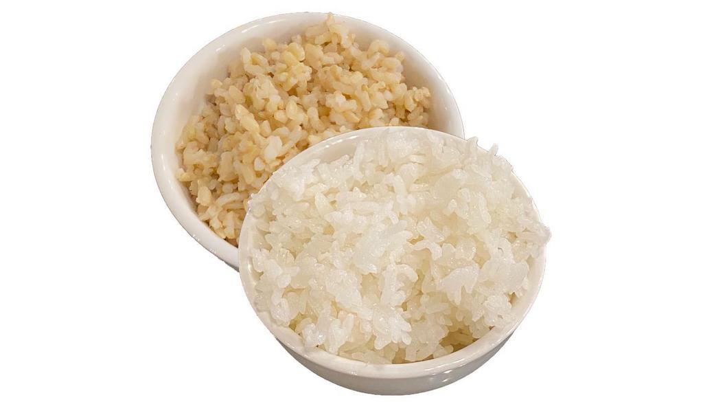 Side Order - Rice | 白米或糙米 · Premium grade white rice or Brown Organic short grain rice.  🥬