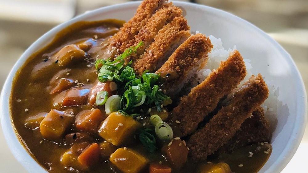 Pork Katsu Curry · Deep fried pork cutlets,Japanese curry,carrot,potato,choice of white rice or brown rice