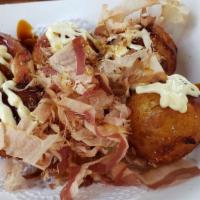 Takoyaki · Deep fried Octopus ball.