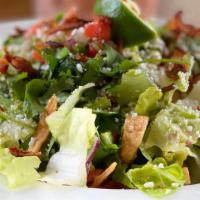Koko'S Chopped Salad · This chopped salad will amaze everyone around the table! Homemade balsamic dressing, romaine...