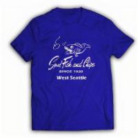 Classic Alki Spud T-Shirt · Royal Blue.  This high quality t-shirt is both comfortable and classic in 100% cotton.  It h...
