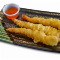 Shrimp Tempura Appetizer · 3 pieces deep fried shrimp tempura