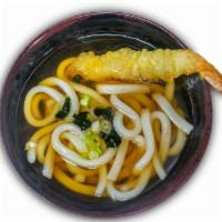 Udon · topping with Shrimp tempura/ Chicken katsu / Tofu tempura/ Vegetables tempura/ or Plain