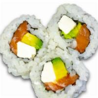 Seattle Roll · Salmon, avocado, and cream cheese.